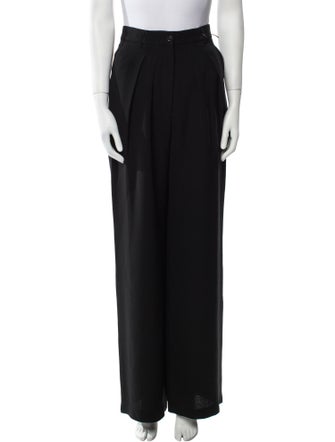 Rochas Silk Wide Leg Pants