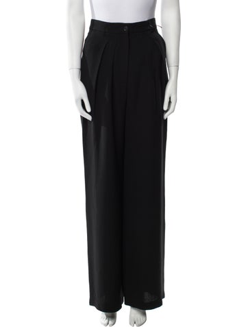 Rochas Pants Silk Wide Leg XS