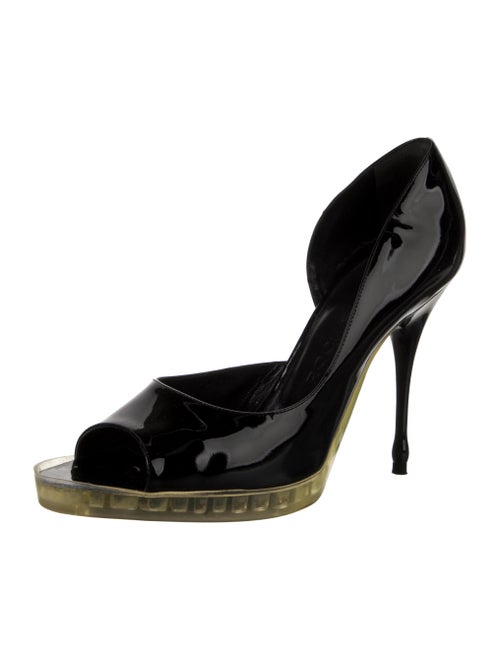 Rochas Patent Leather Sandals