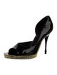 Rochas Patent Leather Sandals