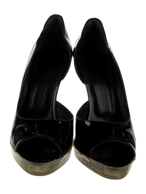 Rochas Patent Leather Sandals