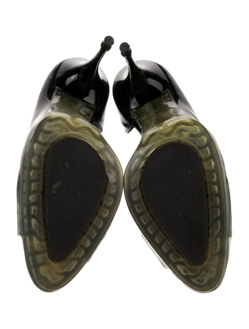 Rochas Patent Leather Sandals