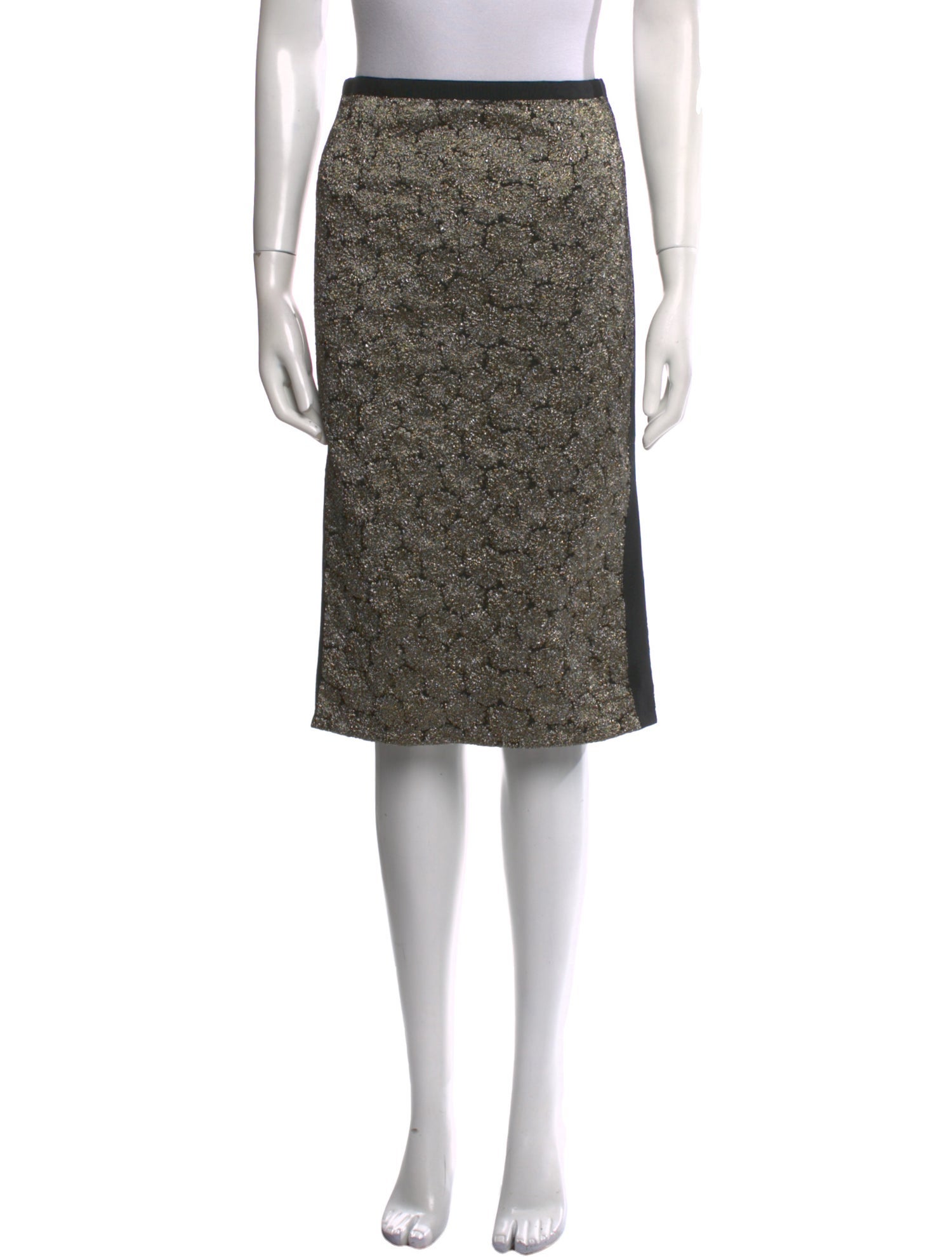 Rochas Printed Knee-Length Skirt