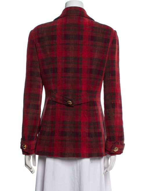 Rochas Plaid Print Blazer