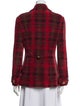 Rochas Plaid Print Blazer