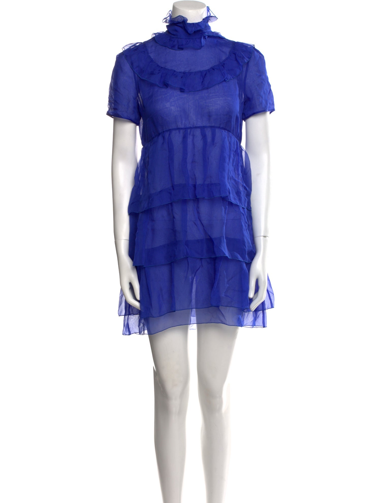 Rochas Silk Mini Dress