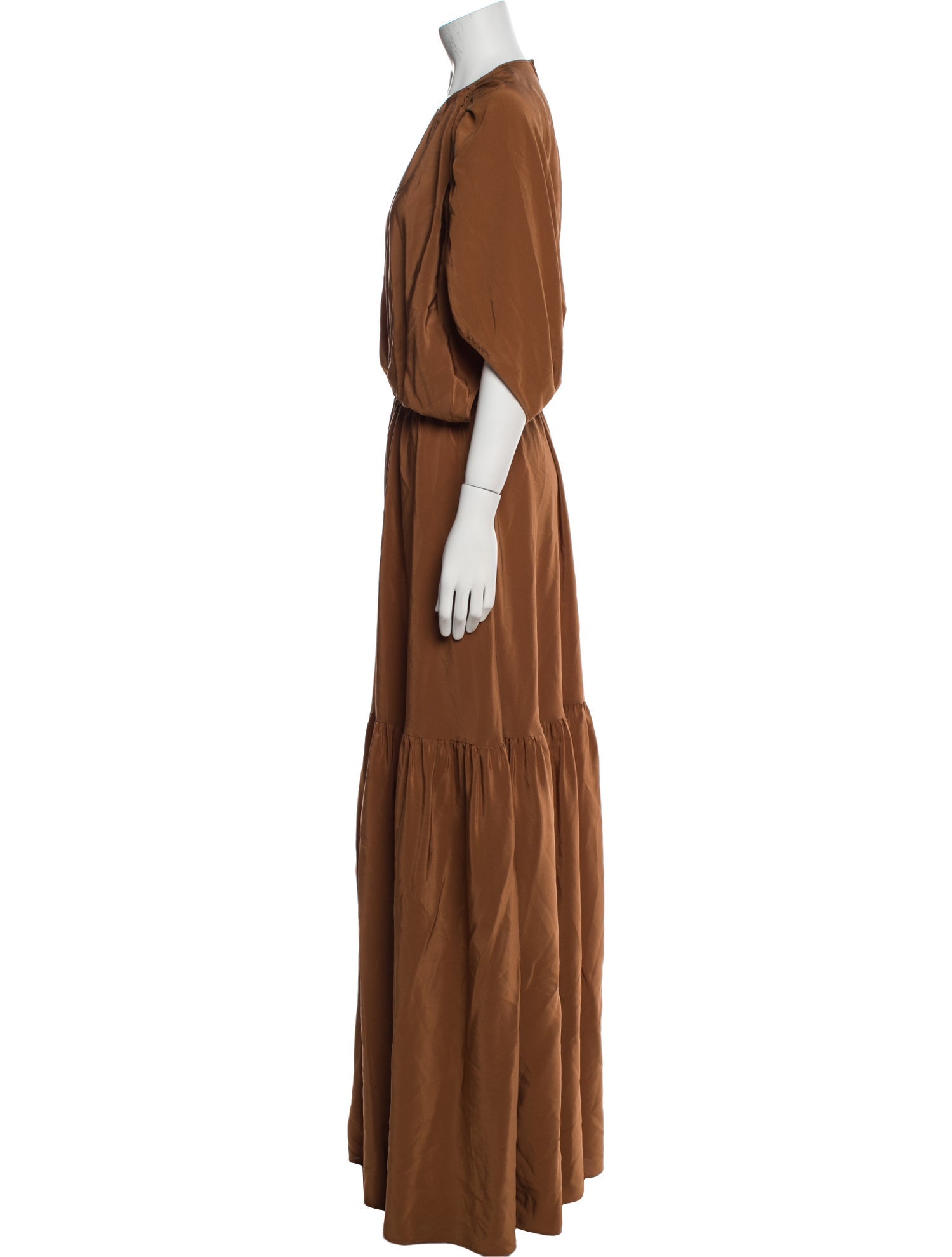 Rochas Silk Long Dress