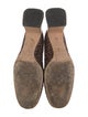 Rochas Glitter Animal Print Loafers
