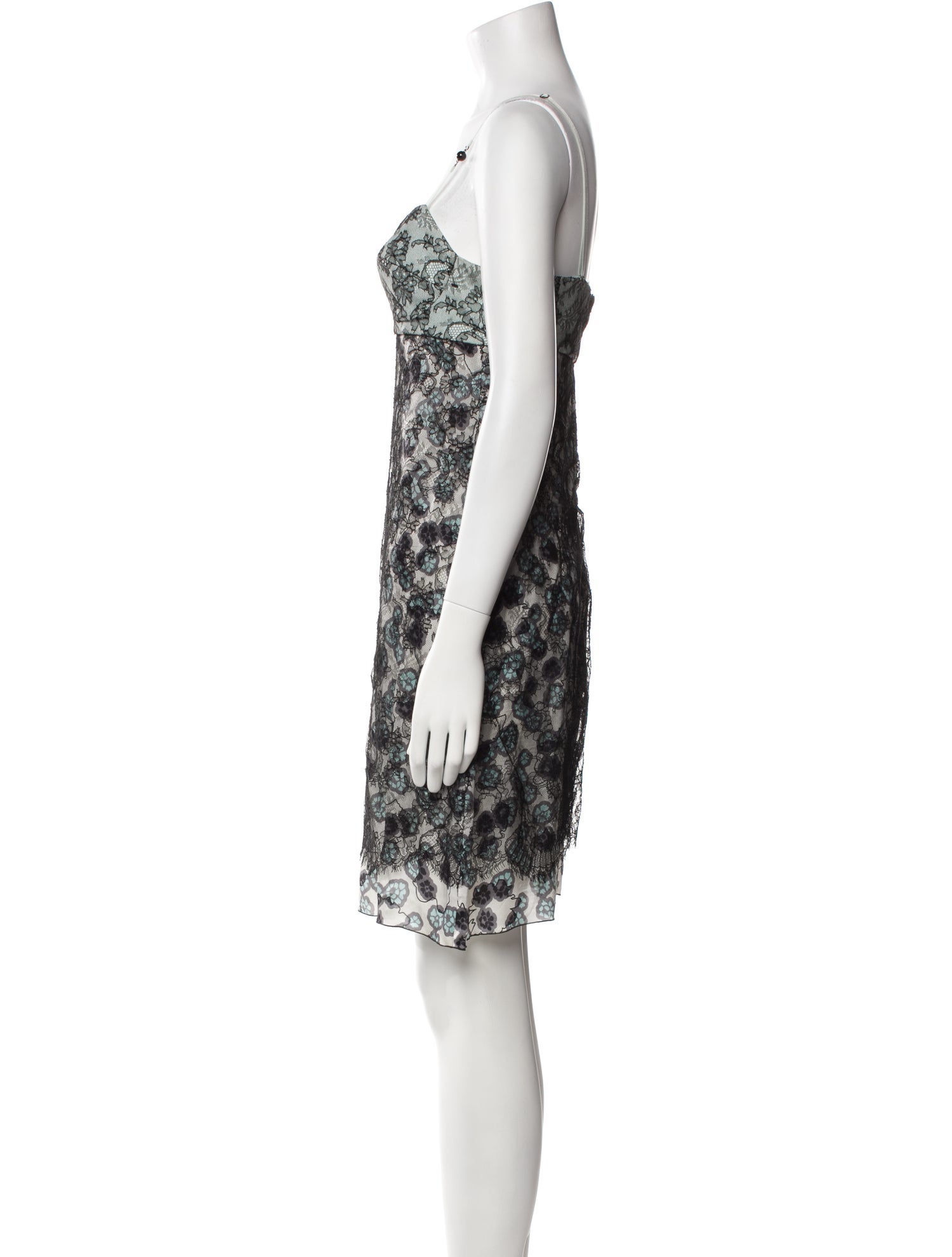 Rochas Printed Mini Dress