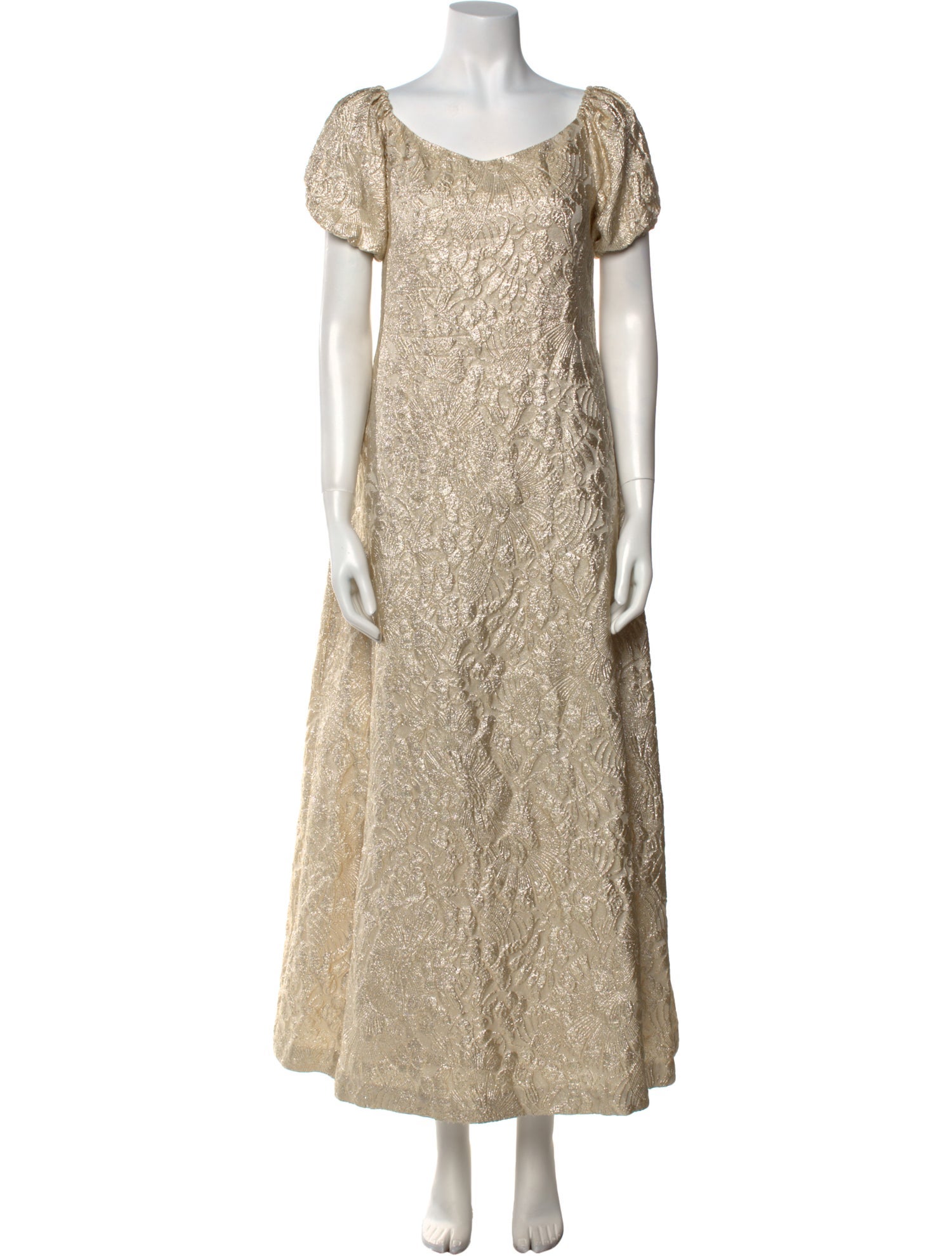 Rochas Patterned Long Dress