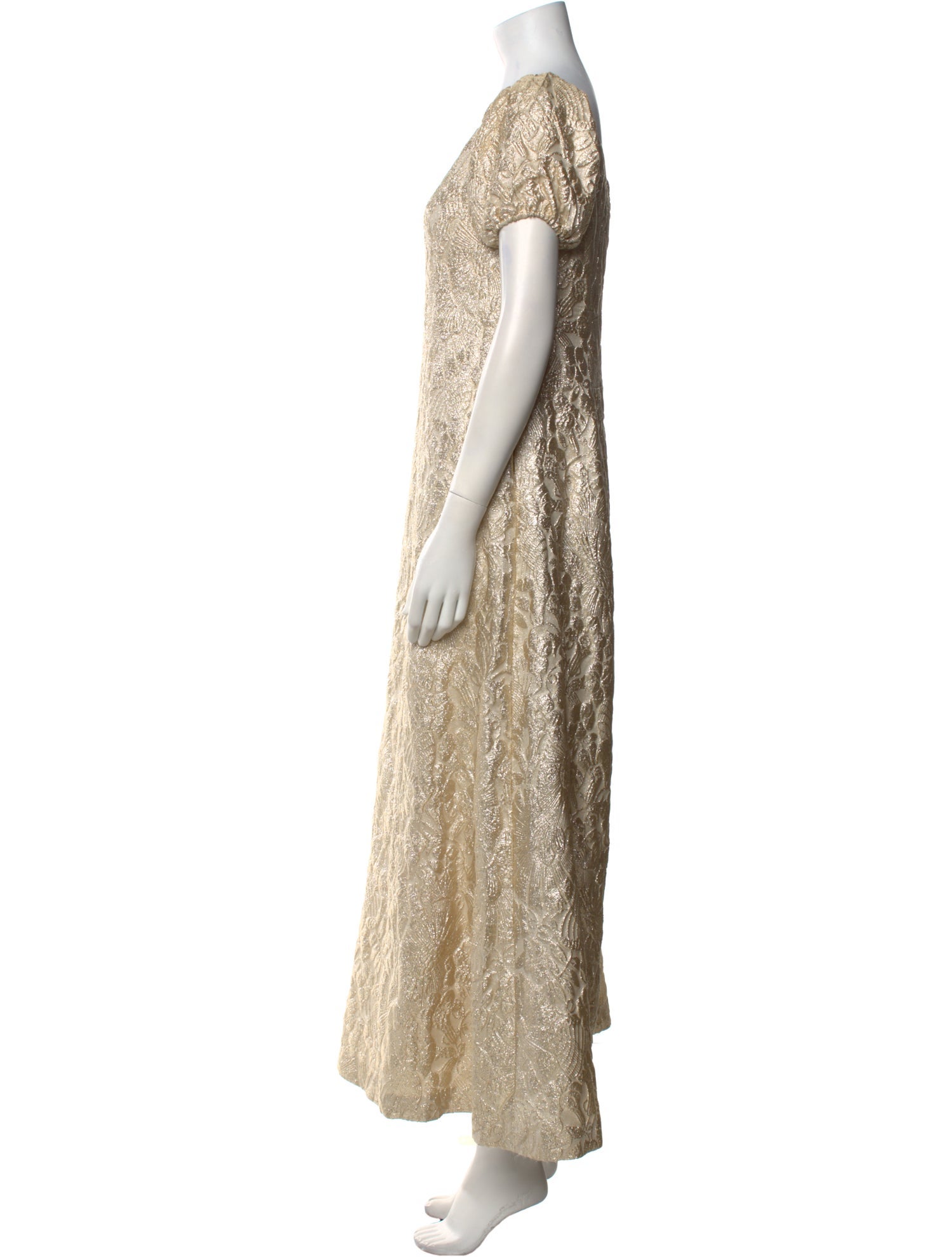 Rochas Patterned Long Dress