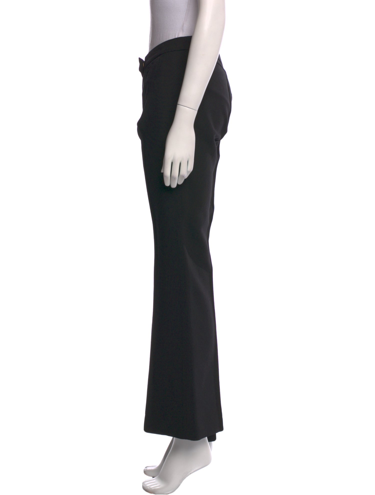 Rochas Virgin Wool Wide Leg Pants