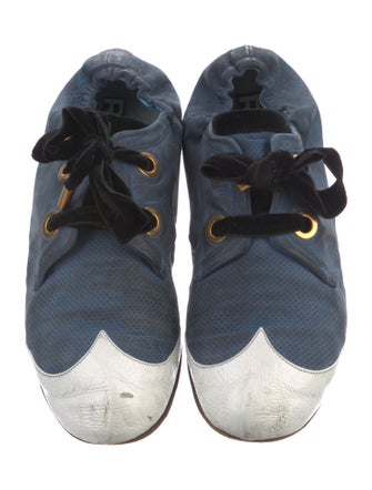 Rochas Leather Mules