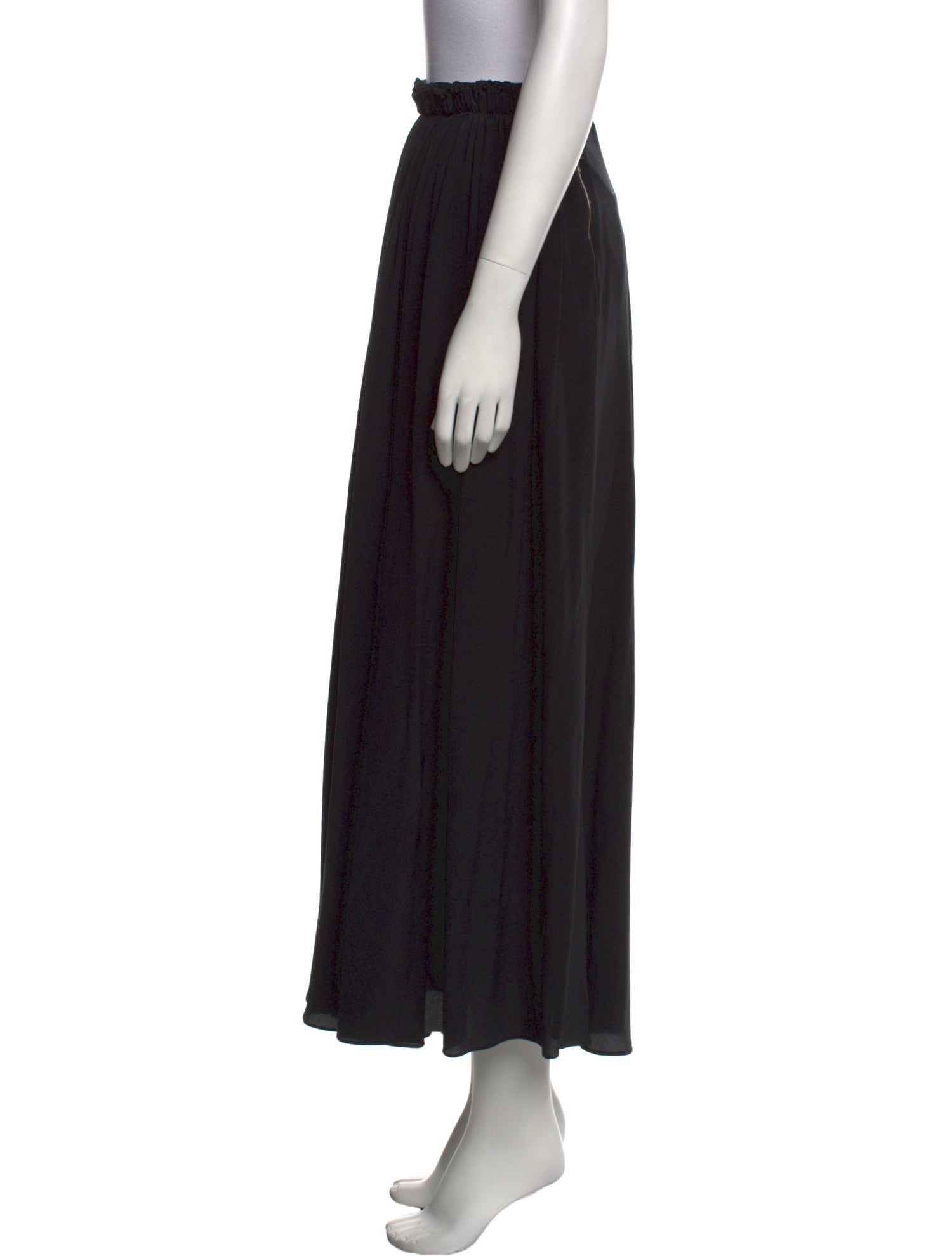 Rochas Silk Midi Length Skirt