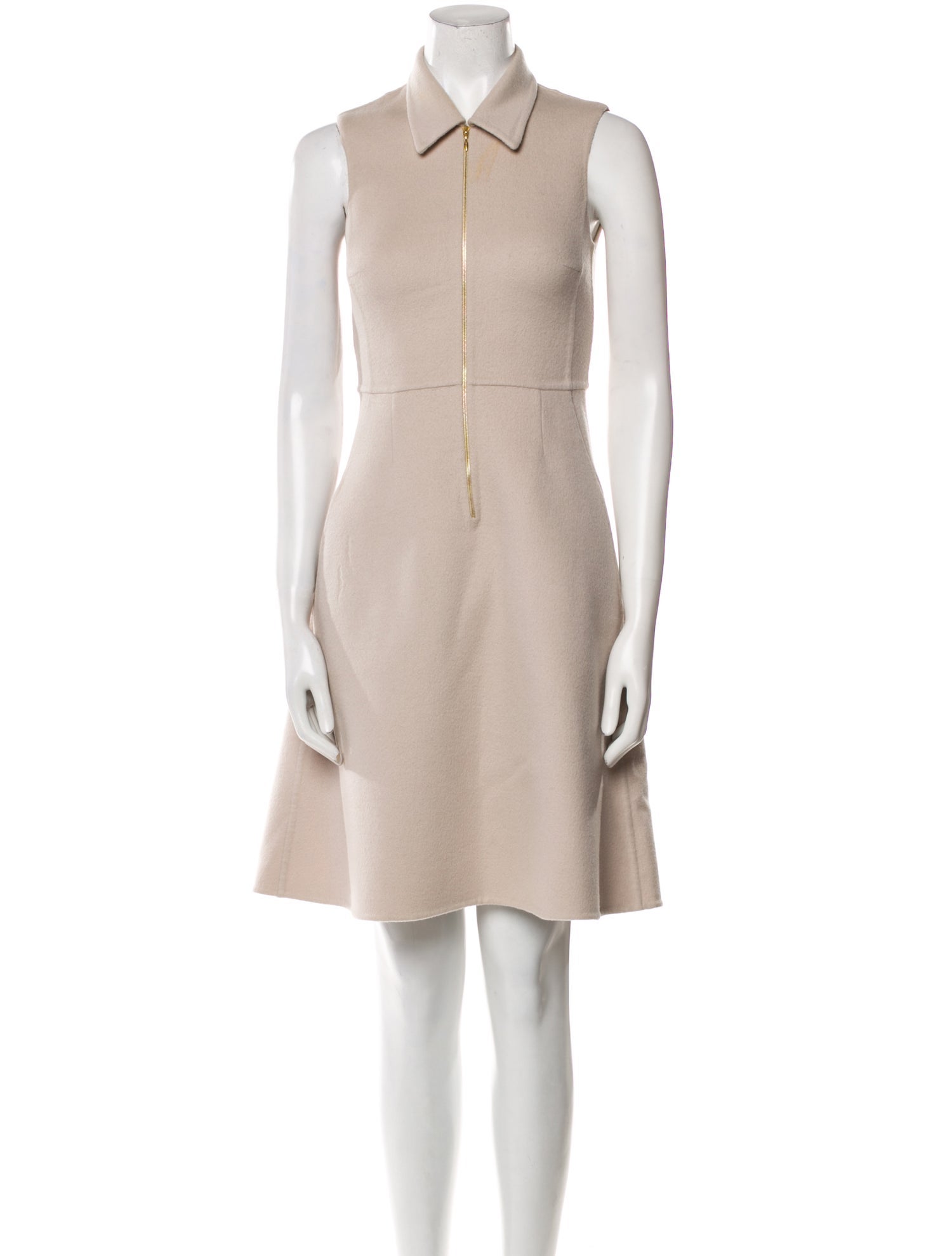 Rochas Virgin Wool Knee-Length Dress