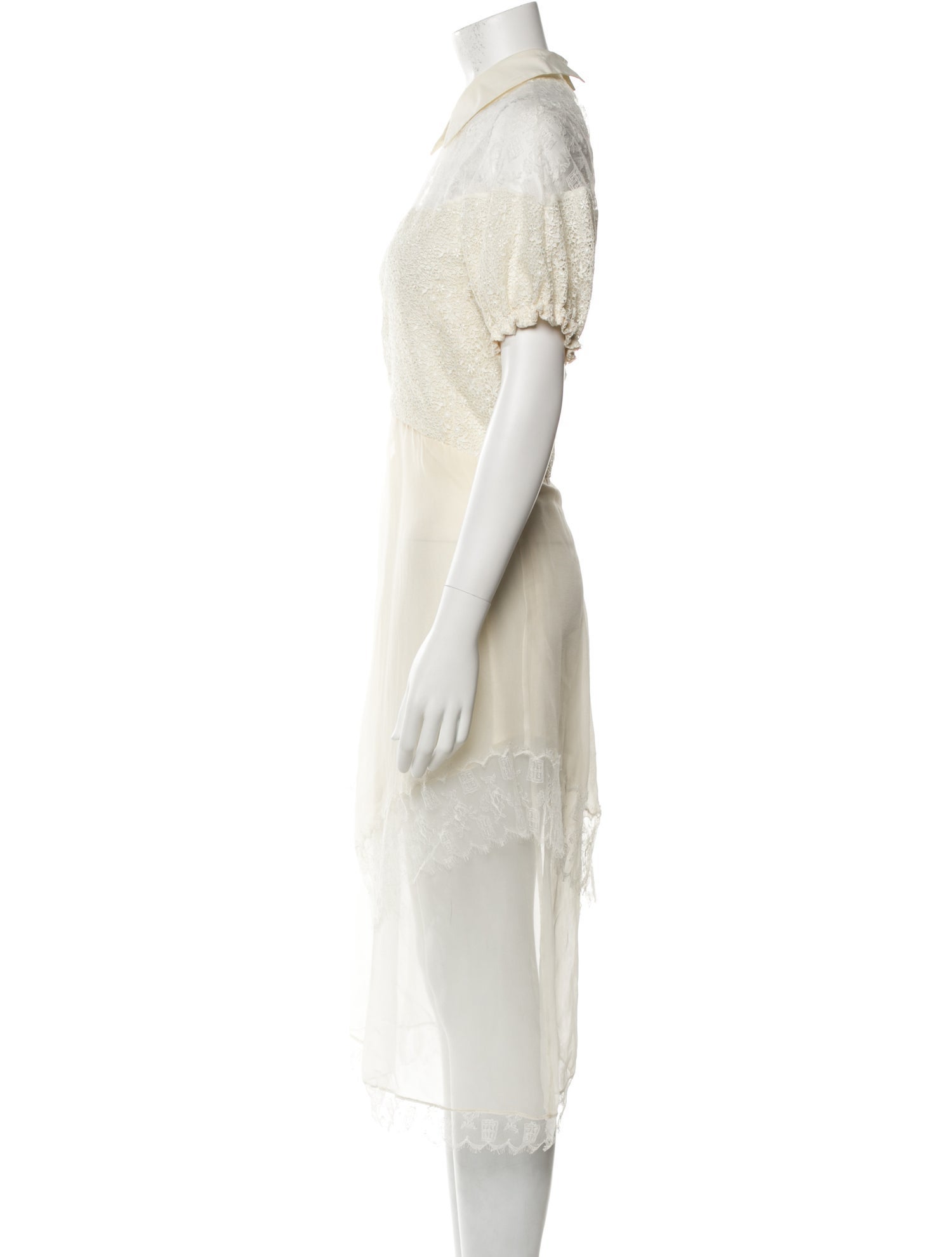 Rochas Silk Midi Length Dress