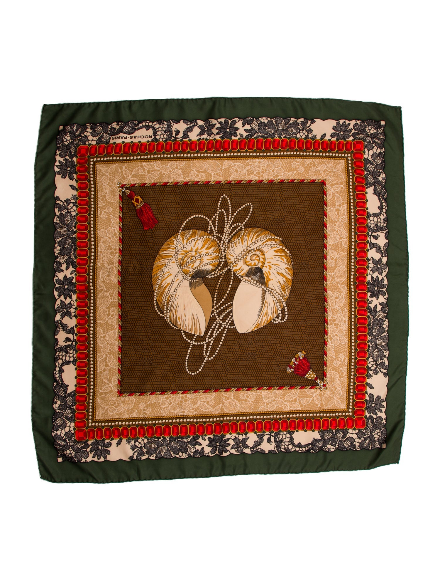 Rochas Silk Vintage Scarf