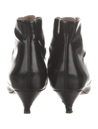 Rochas Leather Lace-Up Boots