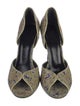 Rochas Printed D'Orsay Pumps