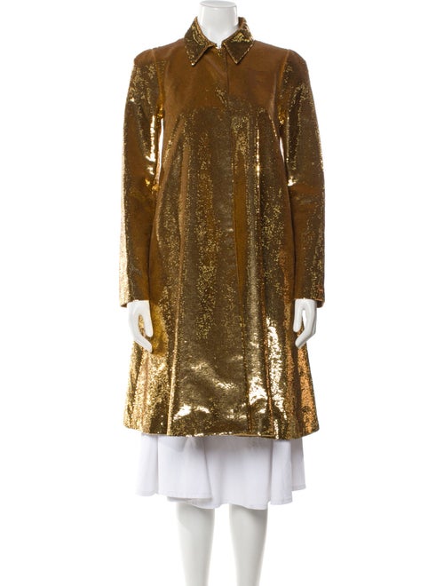 Rochas Sequin Coat