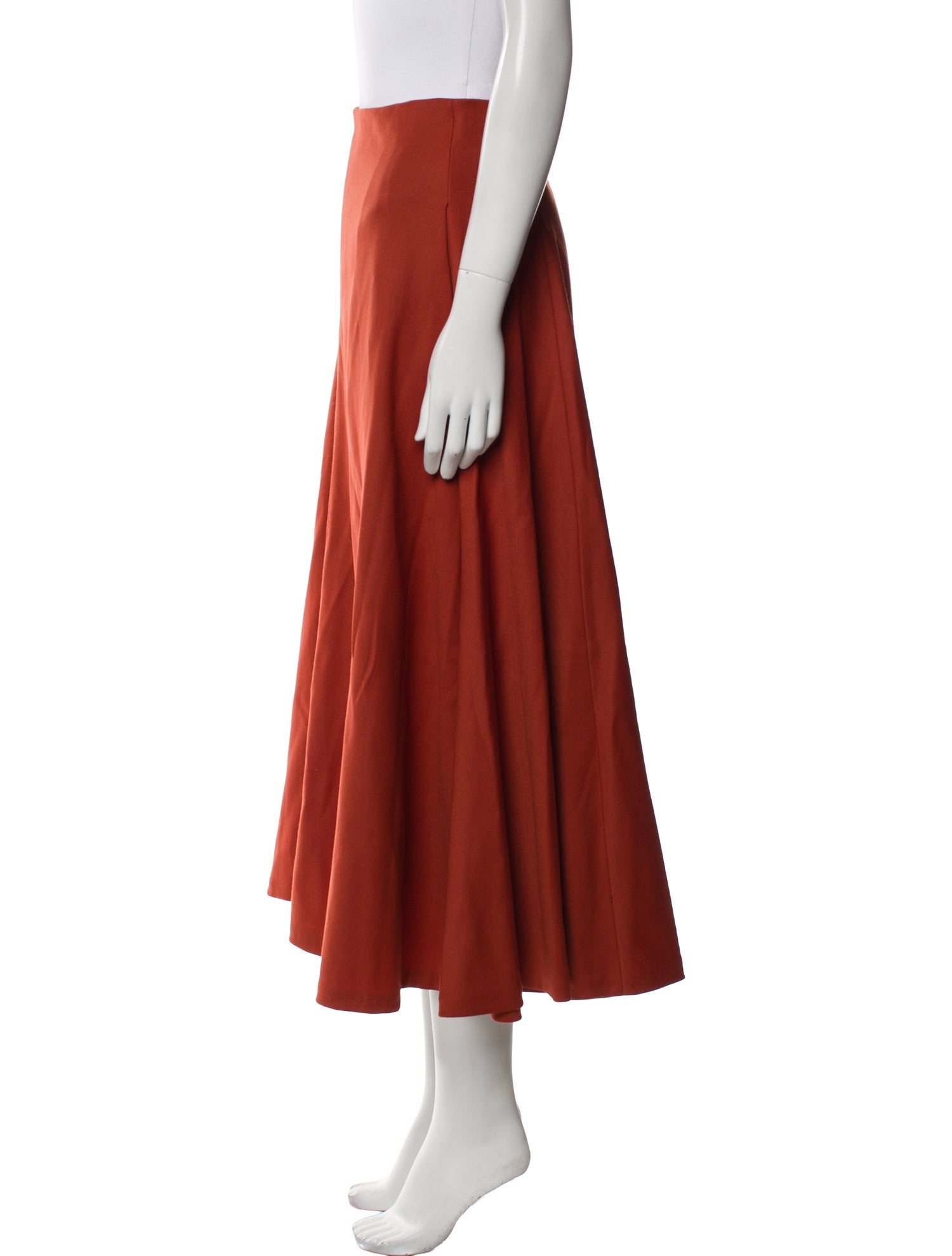 Rochas Virgin Wool Midi Length Skirt w/ Tags