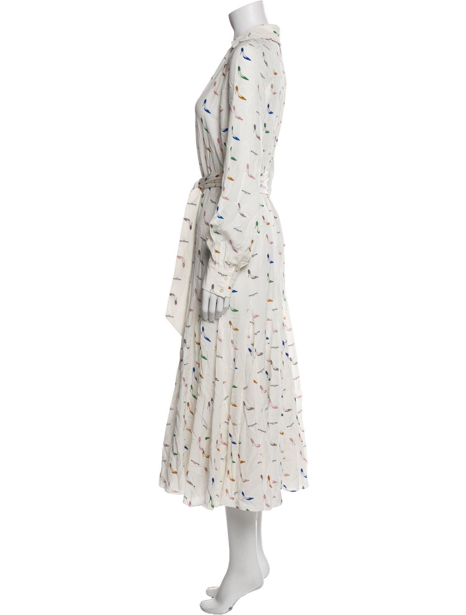 Rochas Silk Long Dress