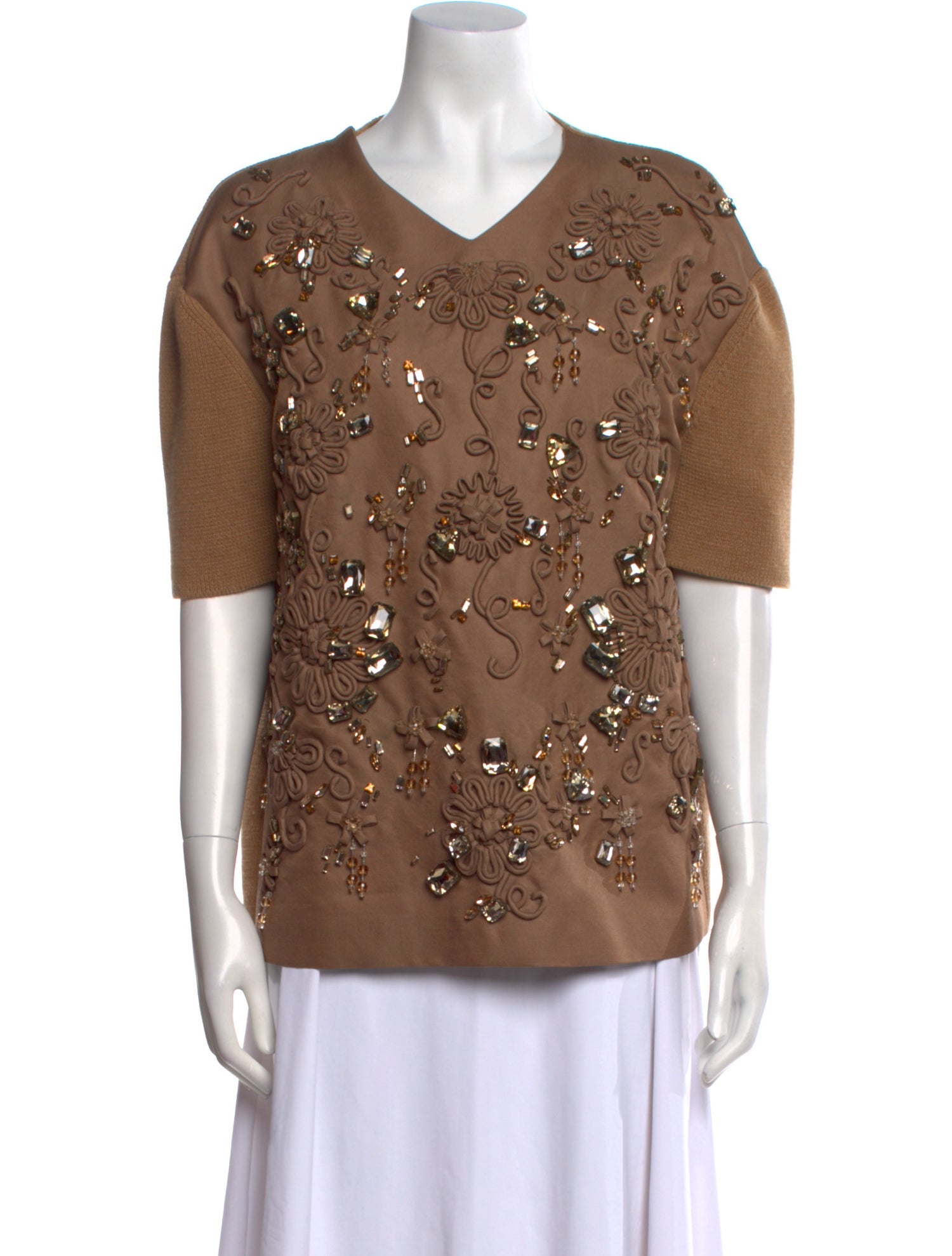 Rochas Cashmere Printed Top