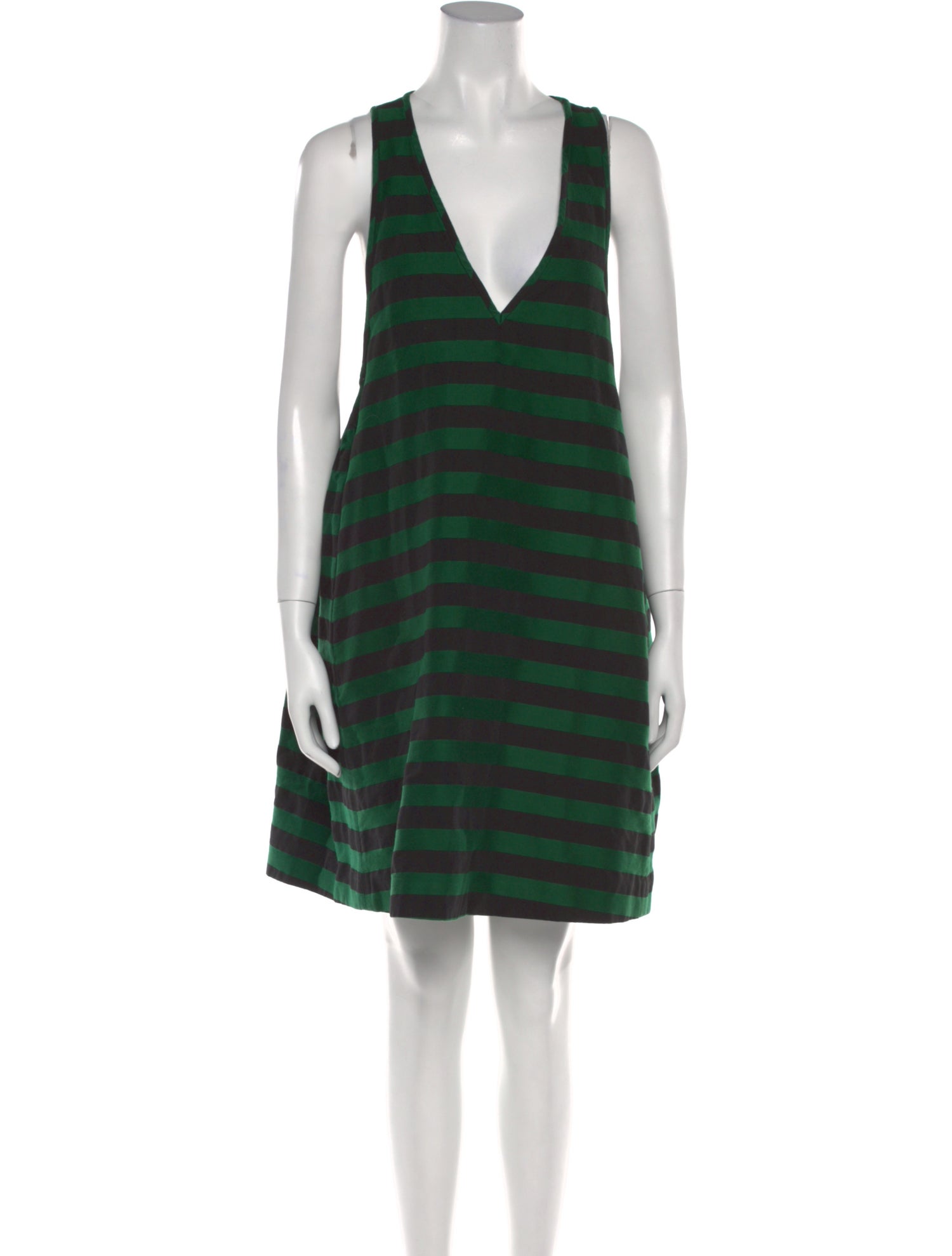 Rochas Striped Mini Dress