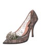 Rochas Lace Lace Pattern Pumps
