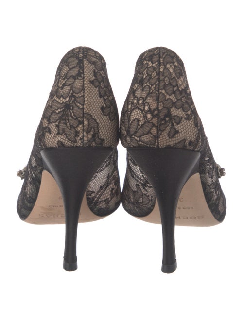 Rochas Lace Lace Pattern Pumps