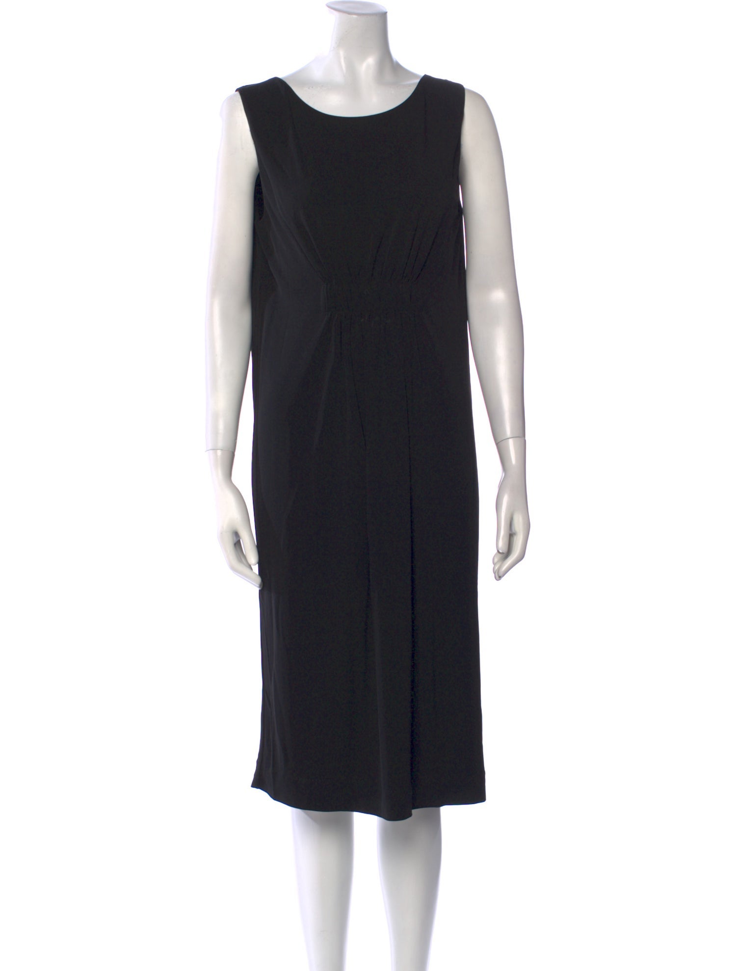 Rochas Scoop Neck Knee-Length Dress