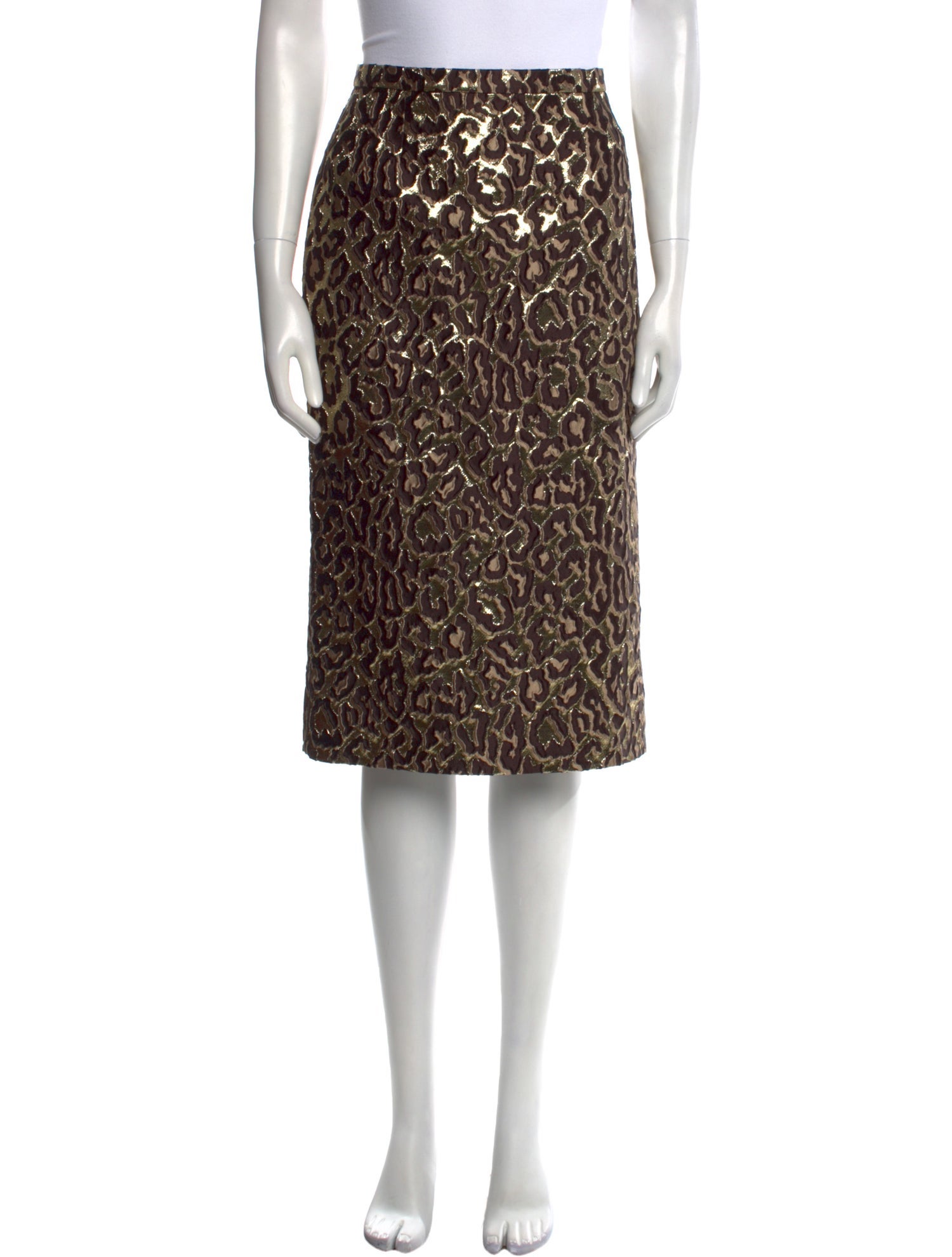 Rochas Printed Knee-Length Skirt