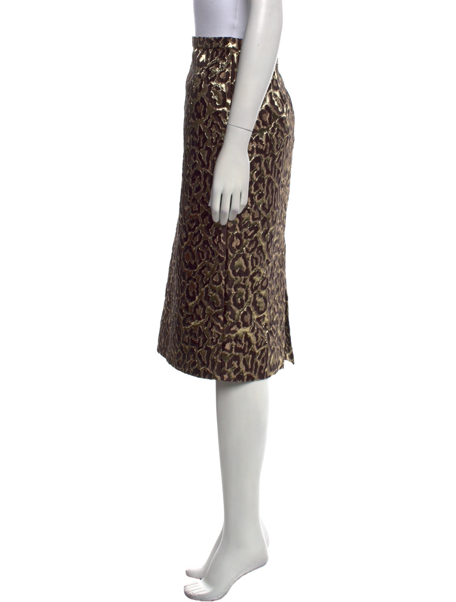 Rochas Printed Knee-Length Skirt