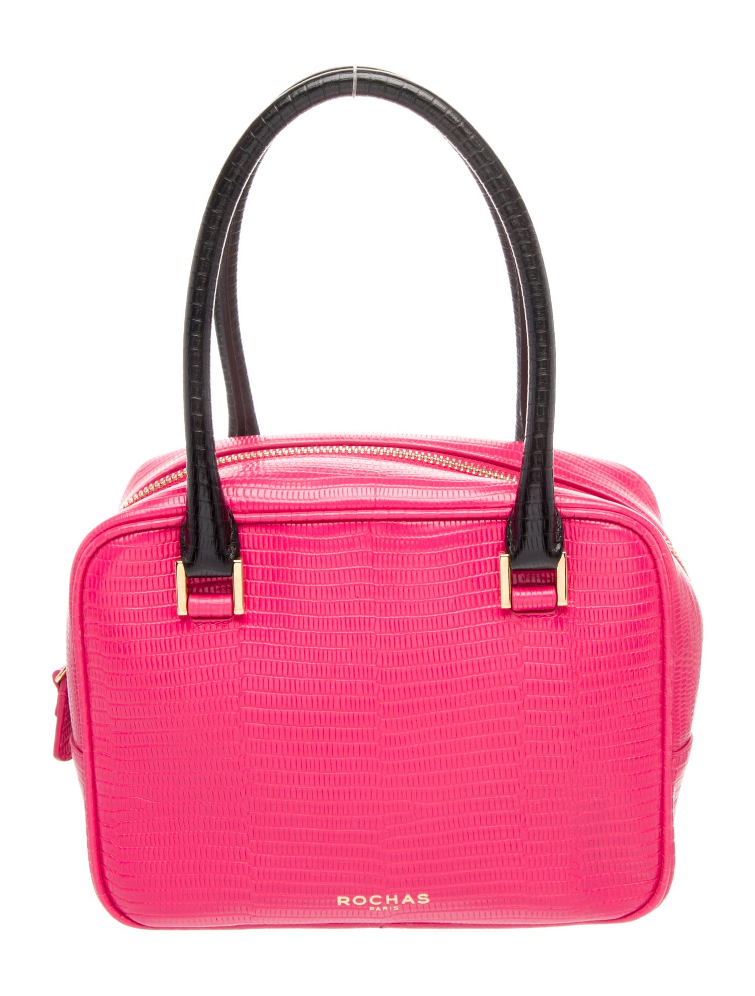 Rochas Leather Top Handle Bag