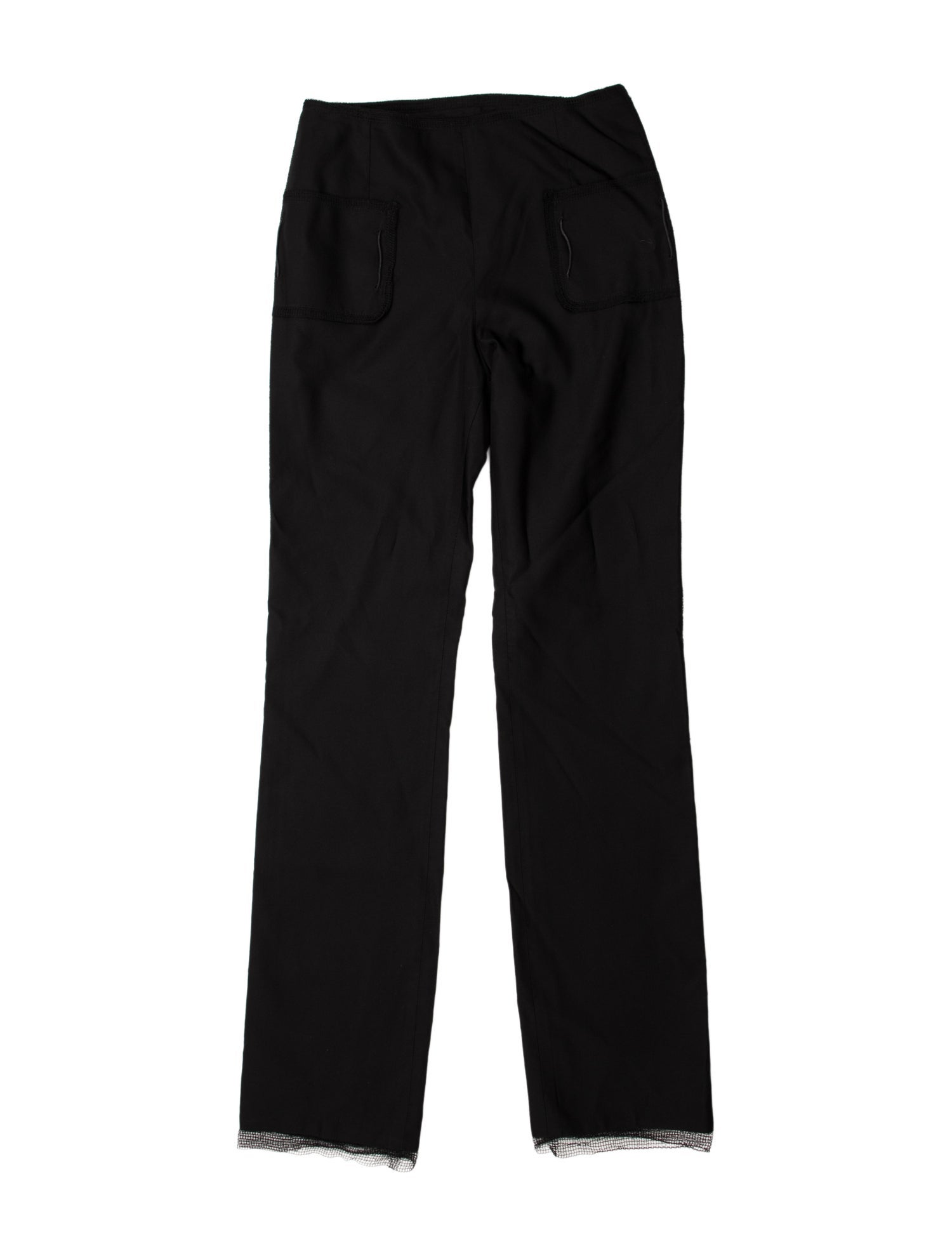 Rochas Wool Straight Leg Pants