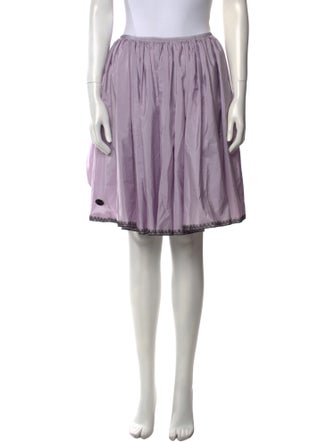 Rochas Lace Trim Embellishment Knee-Length Skirt