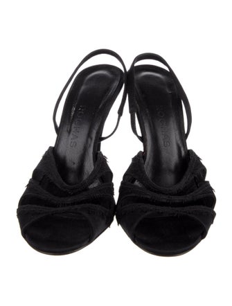 Rochas Satin Slingback Pumps