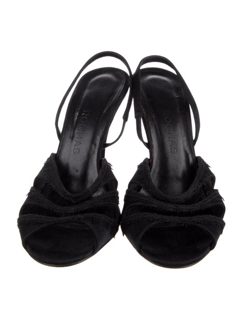 Rochas Satin Slingback Pumps