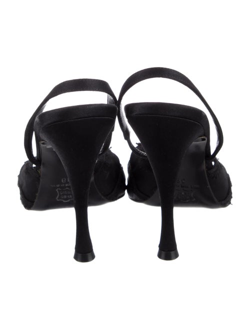 Rochas Satin Slingback Pumps