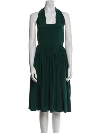 Rochas Silk Midi Length Dress