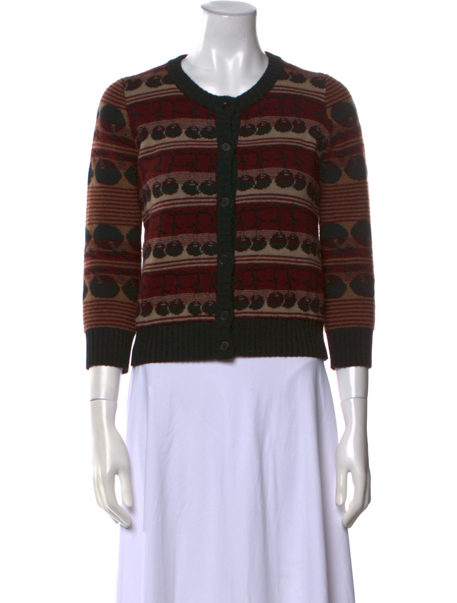 Rochas Wool Printed Sweater