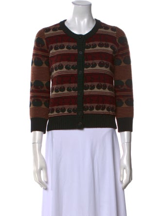 Rochas Wool Printed Sweater