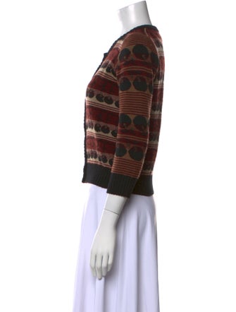 Rochas Wool Printed Sweater