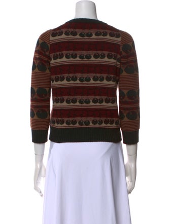Rochas Wool Printed Sweater