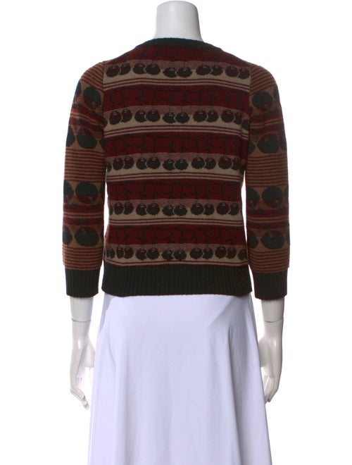 Rochas Wool Printed Sweater