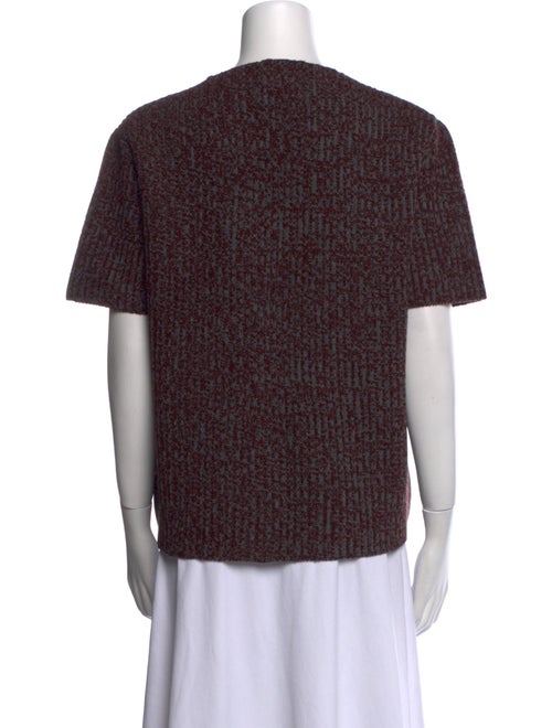 Rochas Printed Crew Neck Top