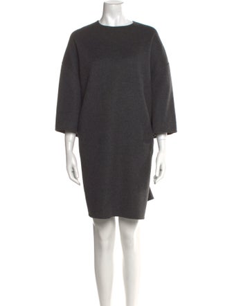 Rochas Virgin Wool Mini Dress