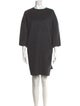 Rochas Virgin Wool Mini Dress