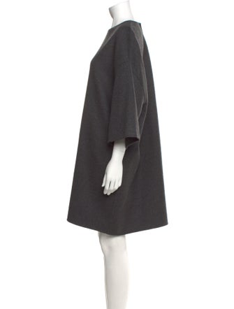 Rochas Virgin Wool Mini Dress