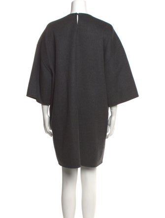 Rochas Virgin Wool Mini Dress